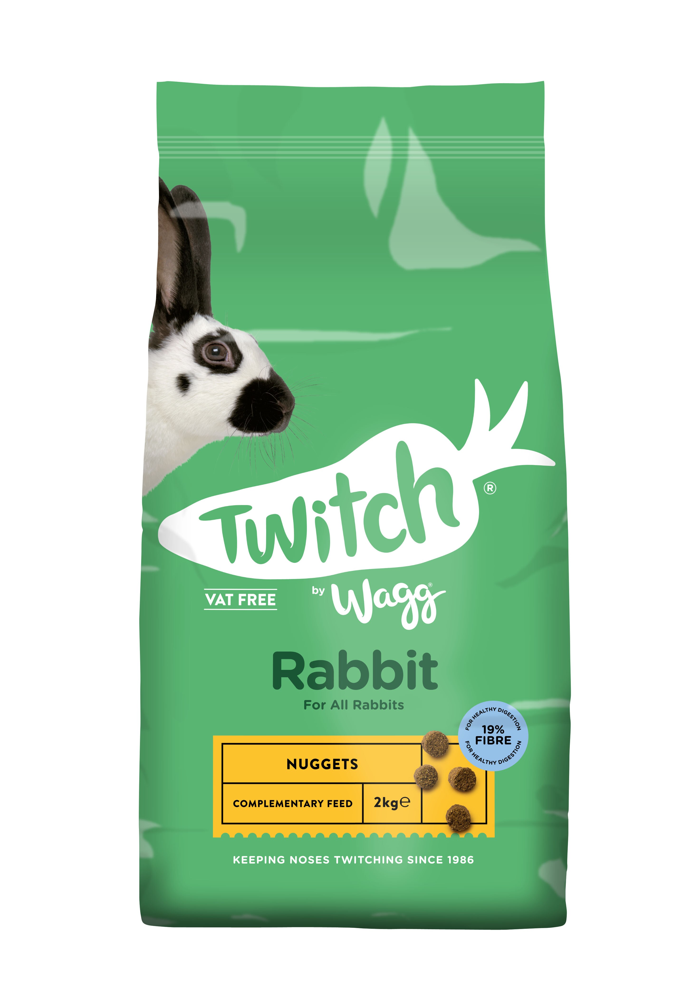 Wagg Twitch Bunny Brunch Rabbit Food - 2kg